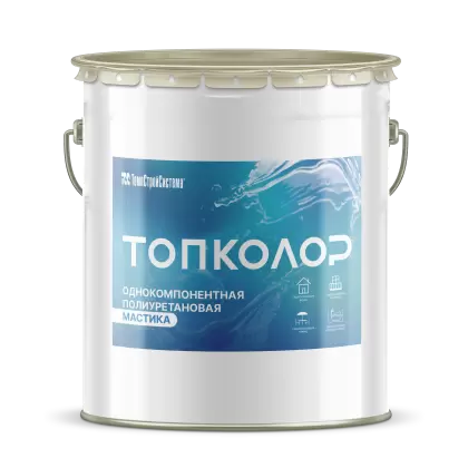 Полиуретановая мастика для гидроизоляции ТОПКОЛОР (Topcolor), ведро 25 кг