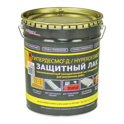 Полиуретановое однокомпонентное защитное покрытие Гипердесмо D (Hyperdesmo D), ведро 5 кг