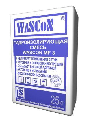 Безусадочная штукатурная гидроизоляция Васкон MF3 (WaSCoN MF3) мешок 25 кг