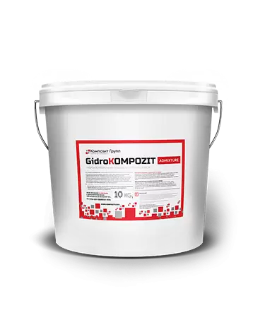 Гидроизоляционная добавка в бетон, GidroKompozit Admixture ведро 10 кг