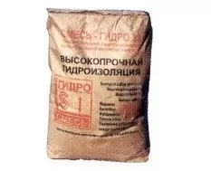 Гидроизолирующая армированная штукатурная смесь Смесь Гидро 23 мешок 25 кг